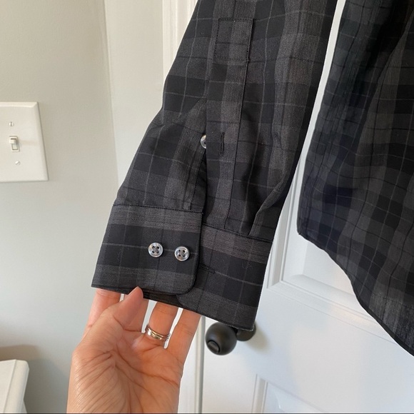 Bar III Slim Fit Stretch Long Sleeve Button Down - Picture 3 of 5